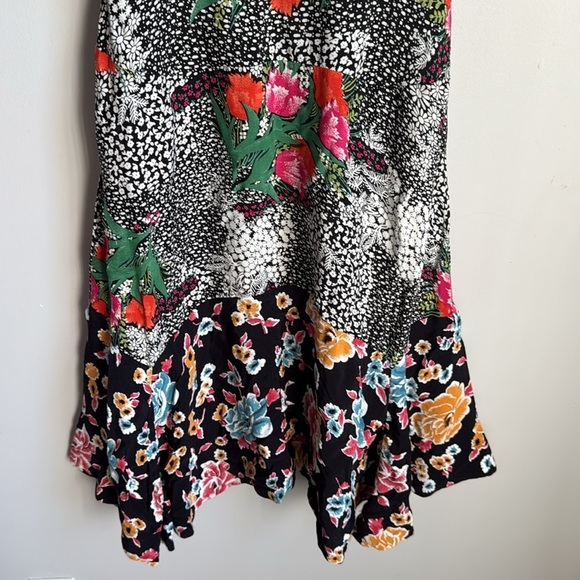 Anthropologie Maeve Violette Floral Midi Dress - Picture 10 of 14